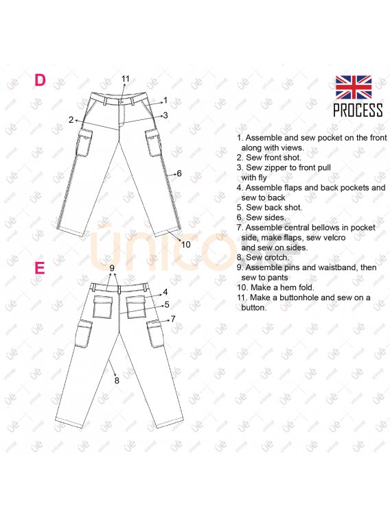 PANTALON CARGO INFANTIL RT 1927INF
