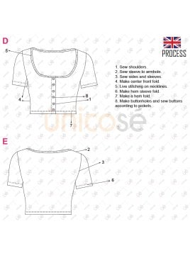 TOP BOTONES MUJER 2202