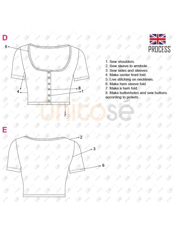 TOP BOTONES MUJER 2202