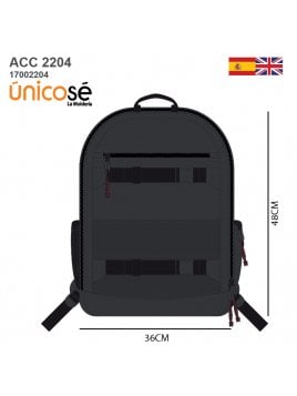 MOCHILA CON AJUSTES ACC 2204