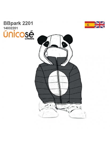 PARKA PANDA BEBE 2201