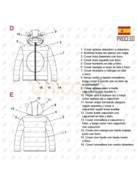 PARKA PANDA BEBE 2201