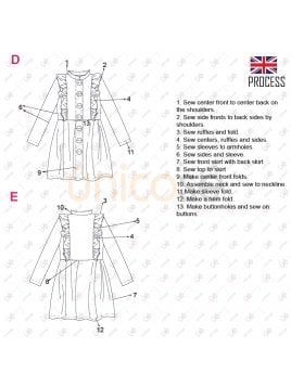 VESTIDO CLASICO NIÑA 2204