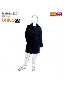 ABRIGO RECTO MUJER 2201