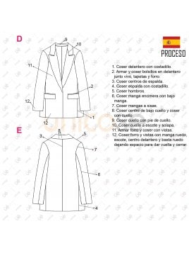 CHAQUETA BLAZER MUJER 2201