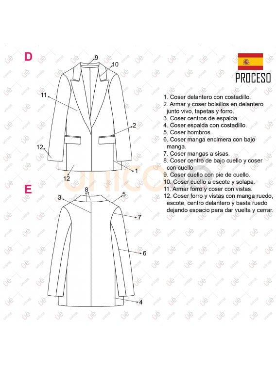 CHAQUETA BLAZER MUJER 2201