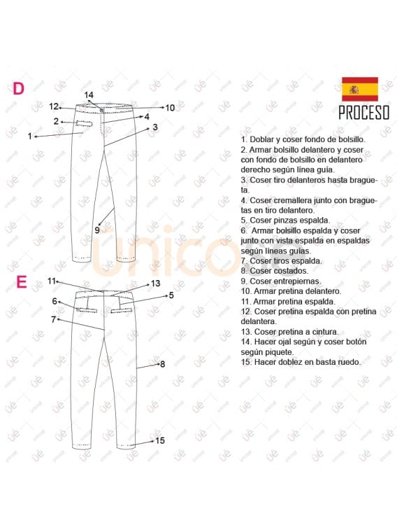 PANTALON CALZA MUJER 2202