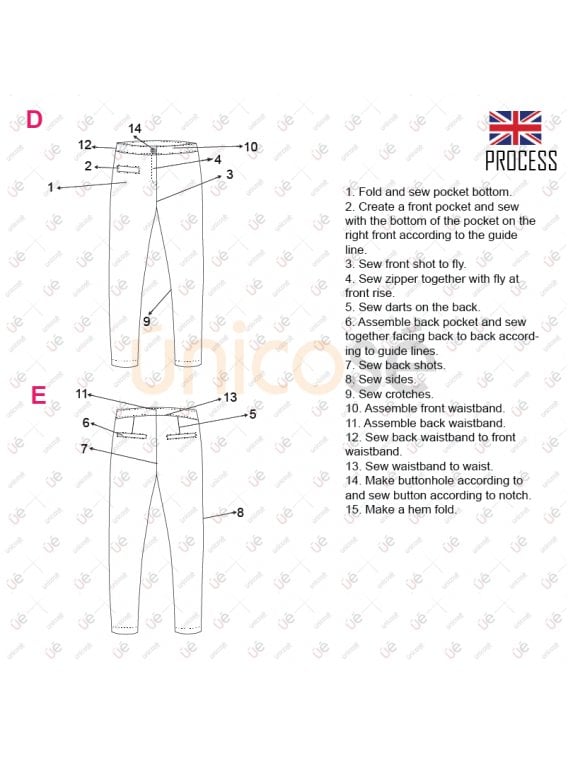 PANTALON CALZA MUJER 2202