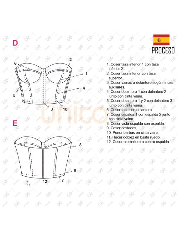 TOP CORSET MUJER 2203