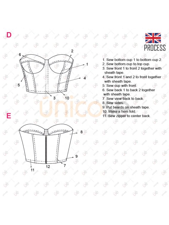 TOP CORSET MUJER 2203