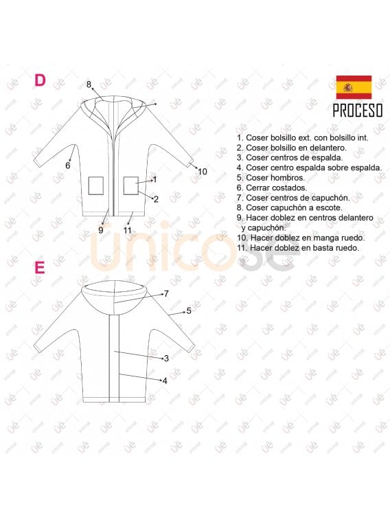 ABRIGO KIMONO MUJER 2202