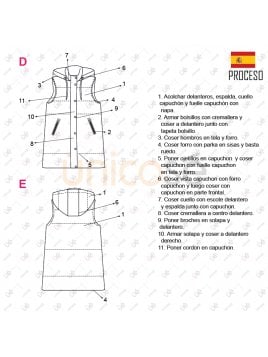 PARKA CHALECO MUJER 2201