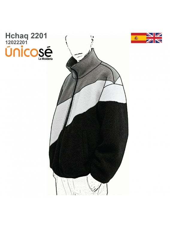 CHAQUETA OVERSIZE HOMBRE 2201