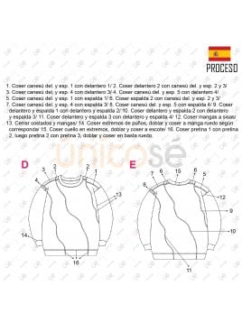 POLERON CORTES HOMBRE 2204