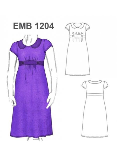 VESTIDO CUELLO BEBE