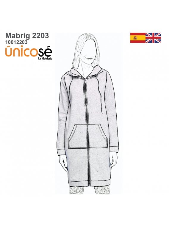 ABRIGO CANGURO MUJER 2203