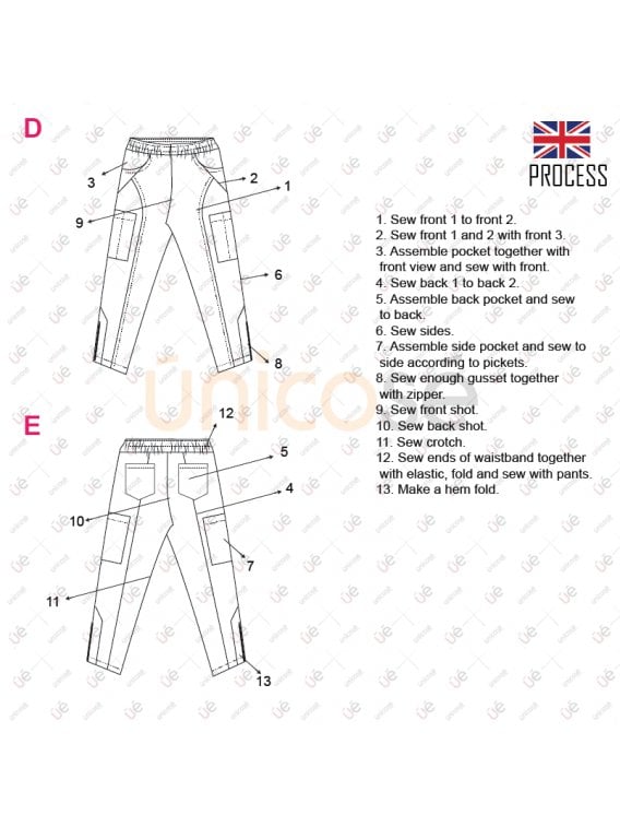 PANTALON SANITARIO MUJER RT 2204