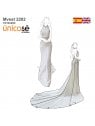 VESTIDO NOVIA MUJER 2202