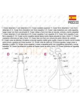 VESTIDO NOVIA MUJER 2202