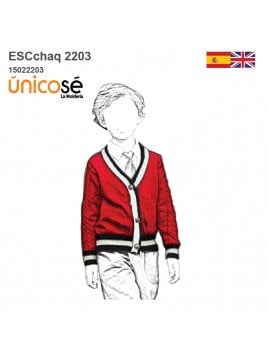 CHAQUETA CARDIGAN ESCOLAR 2203