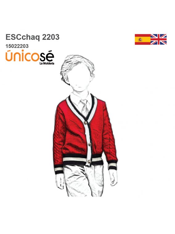 CHAQUETA CARDIGAN ESCOLAR 2203