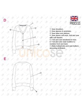 CHAQUETA CARDIGAN ESCOLAR 2203