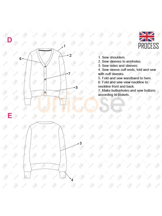 CHAQUETA CARDIGAN ESCOLAR 2203