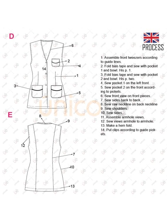 DELANTAL SIN MANGAS RT 2208