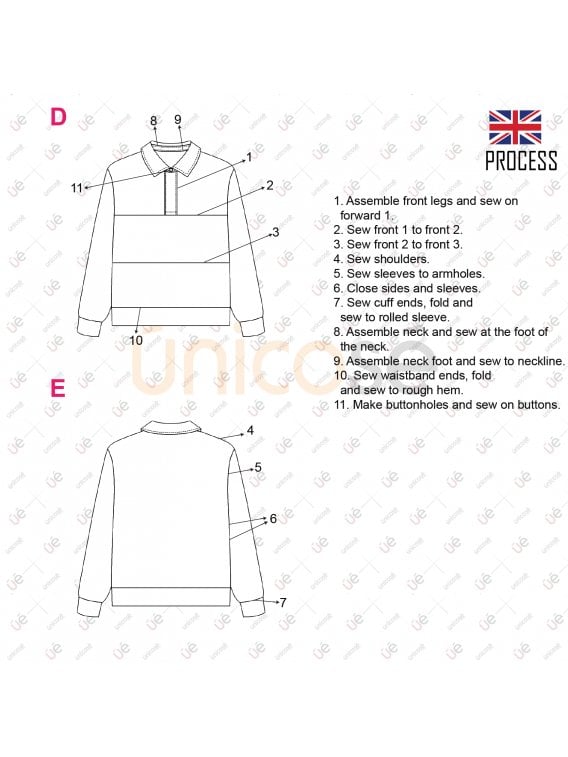 POLERON CORTES HOMBRE 2202