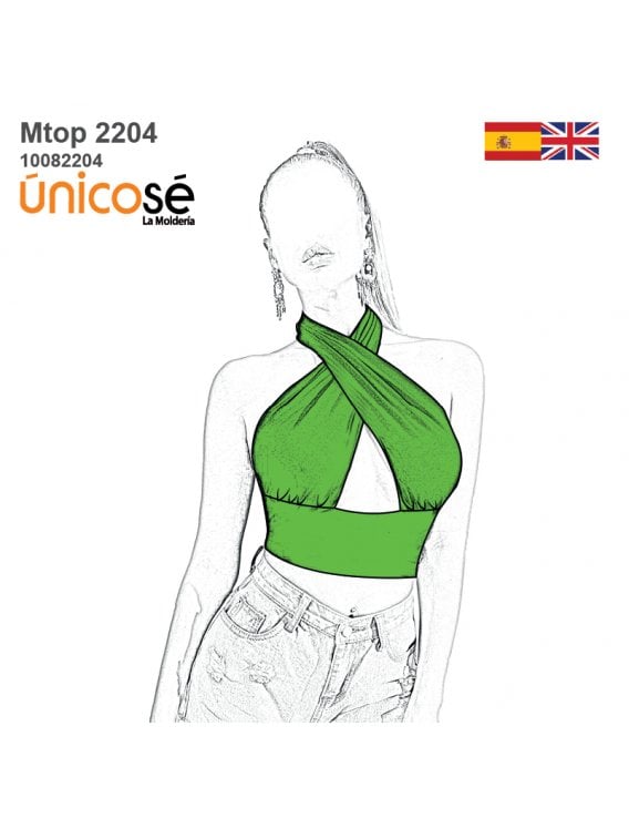 TOP TIRANTES CRUZADOS MUJER 2204