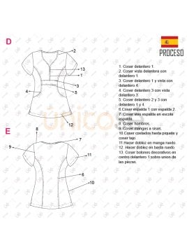 BLUSA SANITARIA MUJER 2207