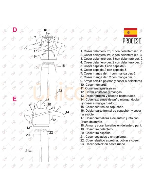 BUZO ESCOLAR CORTES 2201
