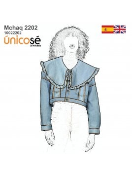 CHAQUETA JEANS MUJER 2202