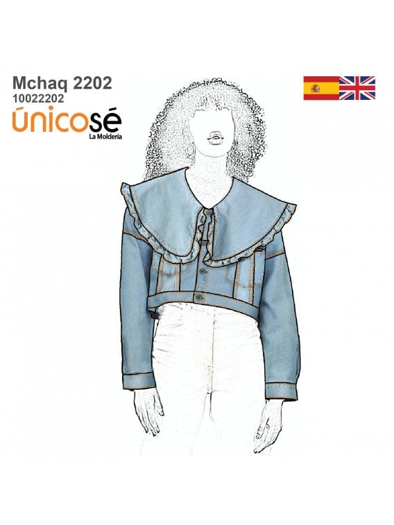 CHAQUETA JEANS MUJER 2202