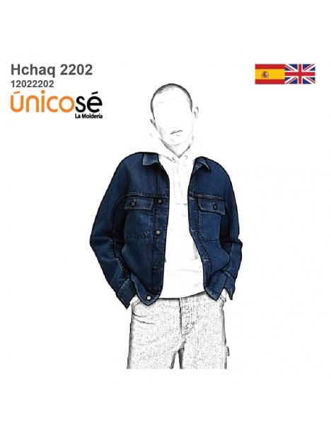 CHAQUETA JEANS CLASICA HOMBRE 2202