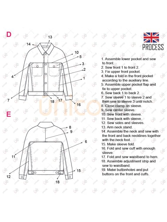 CHAQUETA JEANS CLASICA HOMBRE 2202