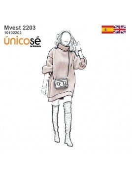 VESTIDO OVERSIZE MUJER 2203