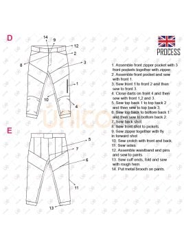 DEPORTE PANTALON PARACAIDISMO 2214