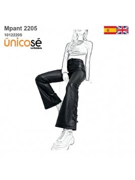 MOLDE PANTALON PIERNA ANCHA 2205