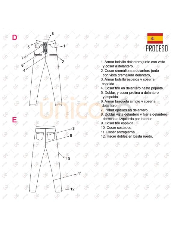 PANTALON PITILLO MUJER 2204