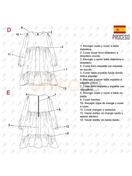 VESTIDO VUELOS NIÑA 2206