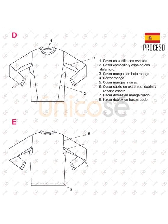 MOLDE DEPORTE CAMISETA CORTES 2219