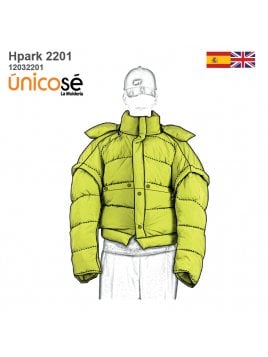 PARKA DESMONTABLE OVERSIZE HOMBRE 2201