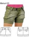 SHORT RECOGIDO MUJER 0903