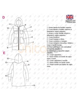 ABRIGO CANGURO MUJER 2205