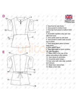 BLUSA SANITARIA MUJER RT 2210