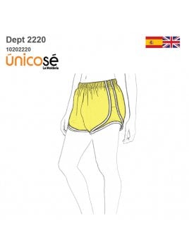 DEPORTE SHORT BOXEO MUJER 2220