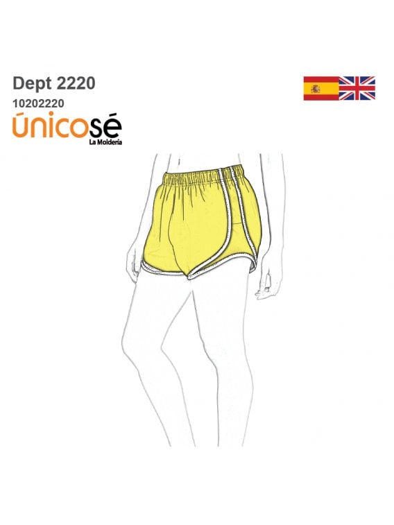 DEPORTE SHORT BOXEO MUJER 2220