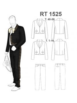 TRAJE CHARRO RT 1525