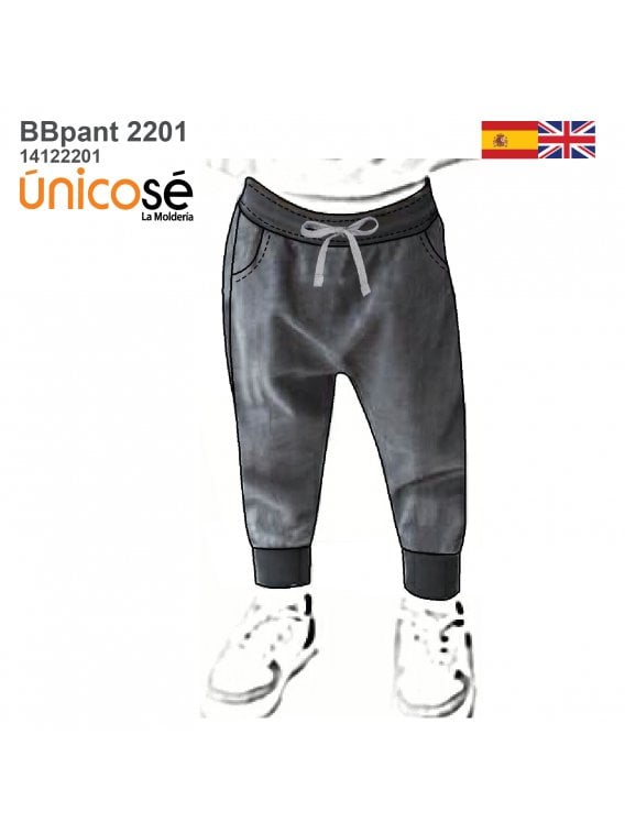 PANTALON CALZA BABUCHA BEBE 2201